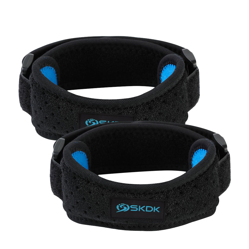 La genouillère pour rotule FitPower, est offert en paire et dans la couleur noir er bleu