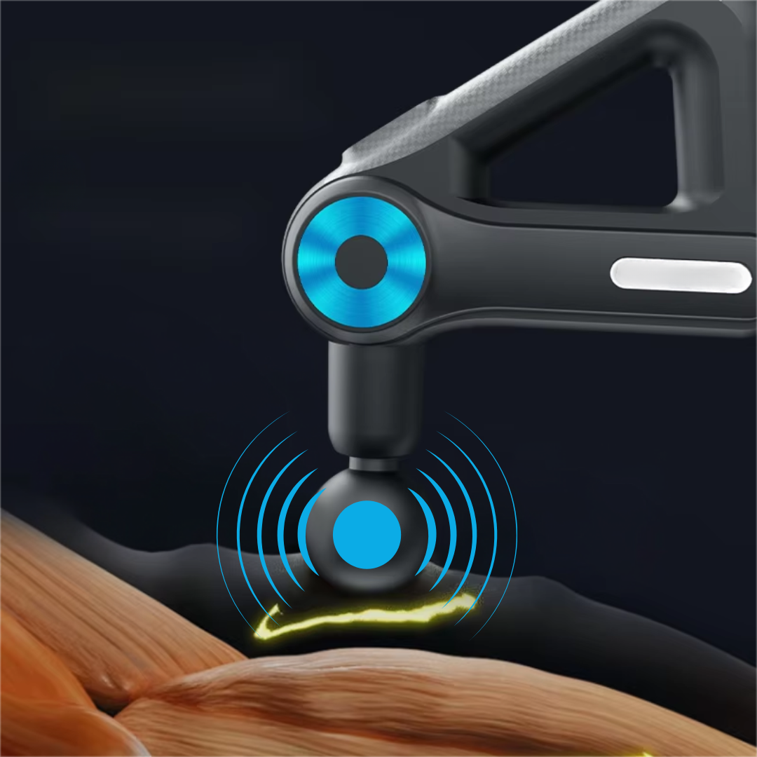 Le pistolet massage - Pro Triangle offre beaucoup de puissance pour bien travailler en profondeur les muscles endoloris