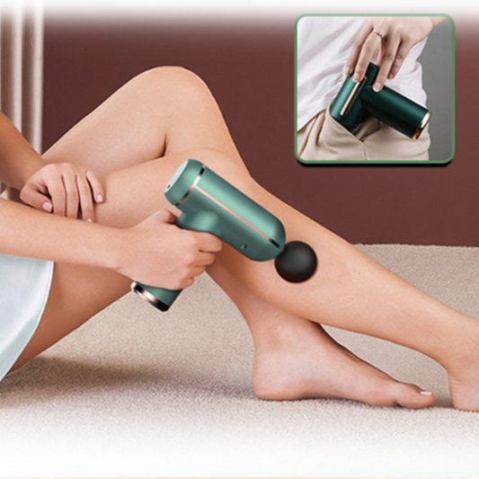 Le pistolet de massage - mini permet de masser les muscles tendus à n'importe quel moment de la journée, car c'est un outil portatif. 
