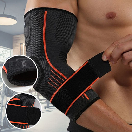Notre manchon de compression Fitelbow est conçu de sangles ajustables pour offrir un meilleur soutien pour diminuer considérablement vos douleurs articulaires. 