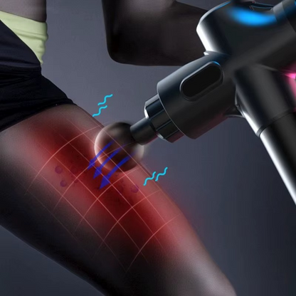 Notre pistolet de massage - Noir exerce une puissance de 50 W pour offrir un massage en profondeur