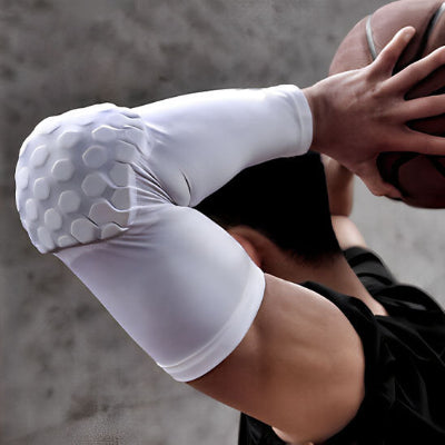 On voit le coussinet supplémentaire au niveau du coude sur le manchon pour le bras - FlowArm 