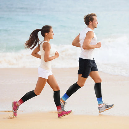 Le manchon de compression, offre la support et un maintien personnaliser et idéale pour les coureurs.  